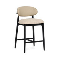 Interlude Home Liam Counter Stool - Matte Black