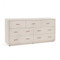 Interlude Home Livia 7 Drawer Chest - Sand