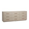 Interlude Home Livia 9 Drawer Chest - Sand