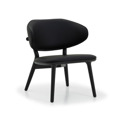 Interlude Home Soren Lounge Chair - Matte Black