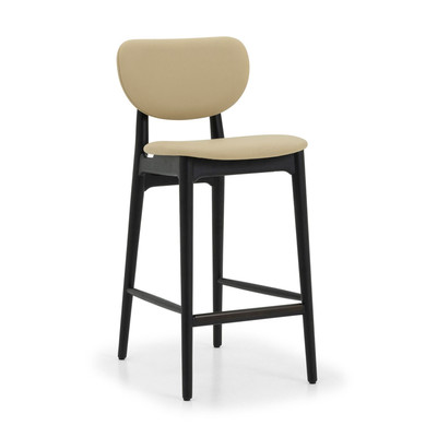 Interlude Home Stella Counter Stool - Matte Black