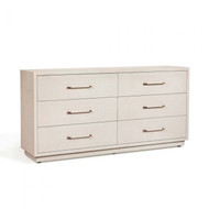 Interlude Home Taylor 6 Drawer Chest - Sand