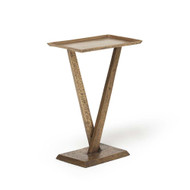 Interlude Home Wilton Accent Table - Antique Brass