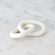 Global Views 2 Ring Chain - Matte White
