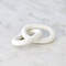 Global Views 2 Ring Chain - Matte White