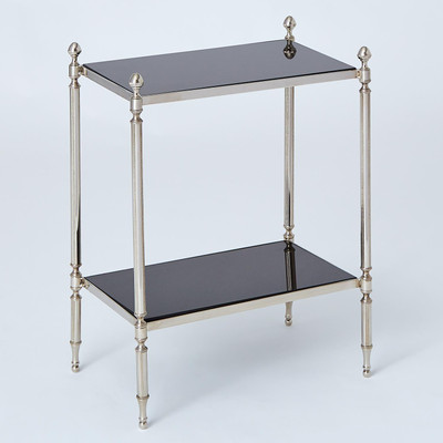 Global Views Acorn Side Table - Nickel