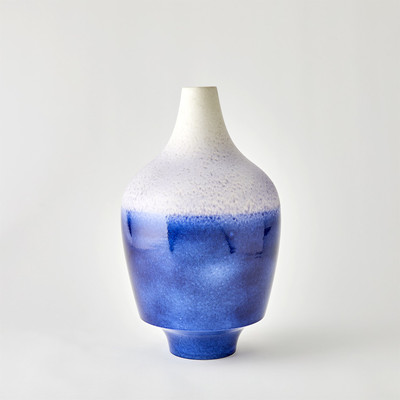 Global Views Acorn Vase - Cobalt