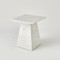 Global Views Aero Side Table - Banswara Marble