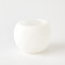 Global Views Alabaster Ball Bowl - White