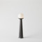 Global Views Alabaster Bulb Tower Lamp - Black