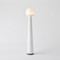 Global Views Alabaster Bulb Tower Lamp - White