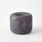 Global Views Alabaster Ring Bowl - Grey - Tall