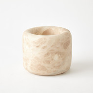 Global Views Alabaster Ring Bowl - Sand - Tall