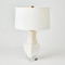 Global Views Alabaster Square Urn Lamp
