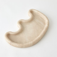 Global Views Amera Alabaster Tray - Sand