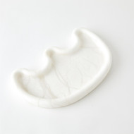 Global Views Amera Alabaster Tray - White