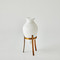 Global Views Amphora Alabaster Vase - White - Sm