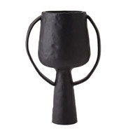 Global Views Aquitaine Vase - Matte Black - Lg