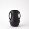 Global Views Aquitaine Vase - Matte Black - Med