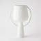 Global Views Aquitaine Vase - Matte White - Lg