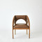 Global Views Arches Dining Chair - Nutmeg - Champagne