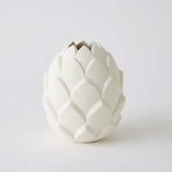 Global Views Artichaut Vase - White - Lg