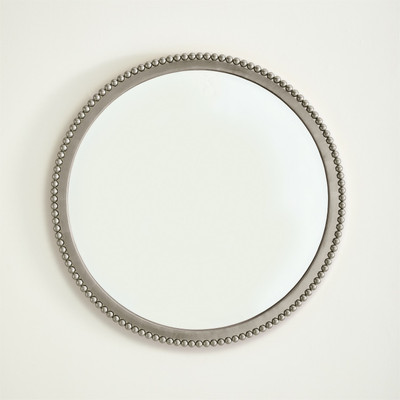 Global Views Ball Bearing Mirror - Silver Leaf - Lg