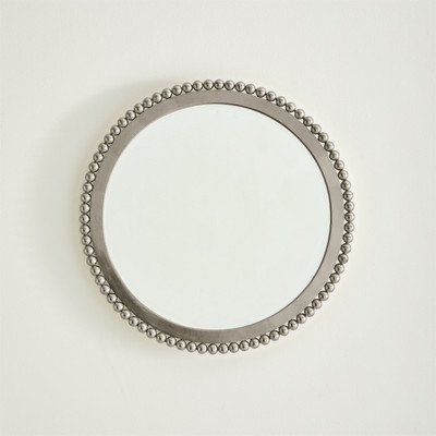 Global Views Ball Bearing Mirror - Silver Leaf - Sm