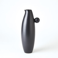 Global Views Ball Handled Pitcher - Black - Lg