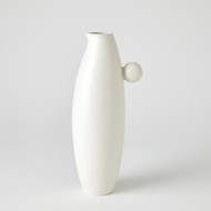 Global Views Ball Handled Pitcher - White - Lg
