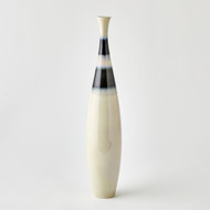 Global Views Banded Bottle - Cobalt - Lg