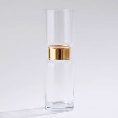 Global Views Belted Hurricane - Gold - Lg