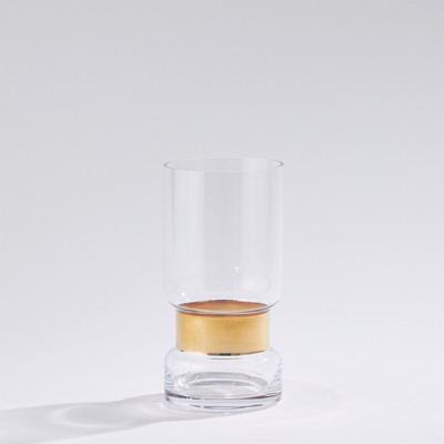 Global Views Belted Hurricane - Gold - Sm