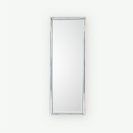 Global Views Bennett Floor Mirror - Nickel