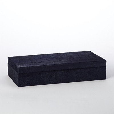 Global Views Blue Hair - on - Hide Box - Lg