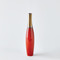 Global Views Boliche Vase - Red - Bronze - Short