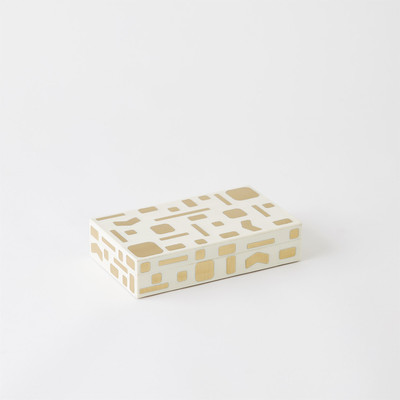 Global Views Brass Jali Box - Sm