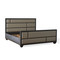 Global Views Brazil King Bed - Black Cerused Oak