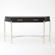 Global Views Breakfront Console - Black - Nickel