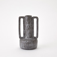 Global Views Bretagne Vase - Dark Grey