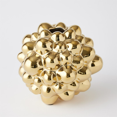Global Views Bubble Vase - Bright Gold - Lg