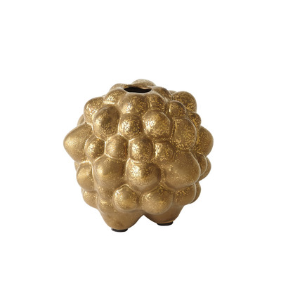 Global Views Bubble Vase - Matte Antique Gold - Sm