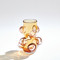 Global Views Bubbled Vase - Amber Blush - Sm