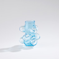 Global Views Bubbled Vase - Blue - Sm