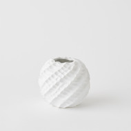 Global Views Cadoret Vase - Matte White