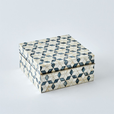 Global Views Capiz Shell Box - Med