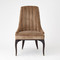 Global Views Channel Tufted Dining Chair - Mushroom