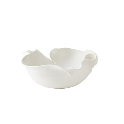 Global Views Charlotte Bowl - White