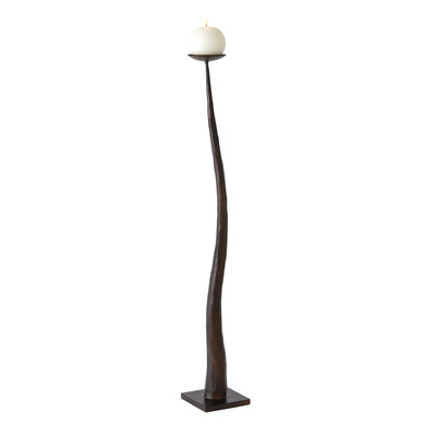 Global Views Chiseled Candle Holder - Tall