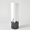 Global Views Confetti Vase - Black - White - Lg